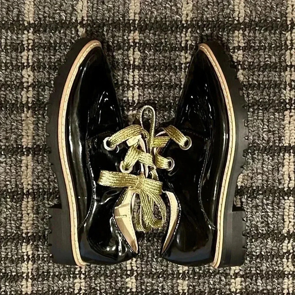 ZARA Patent Leather black kids shoes US Size 12.5 - Picture 8 of 12